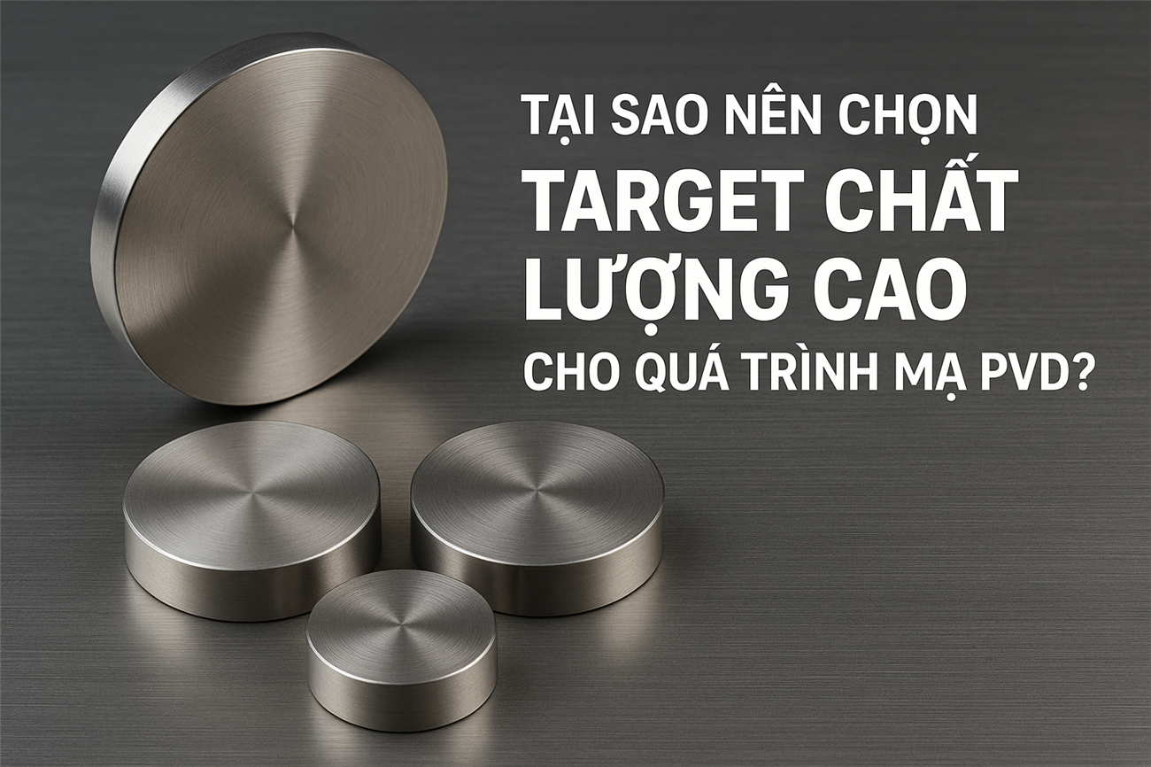 Tại sao nên chọn target chất lượng cao cho quá trình mạ PVD?
